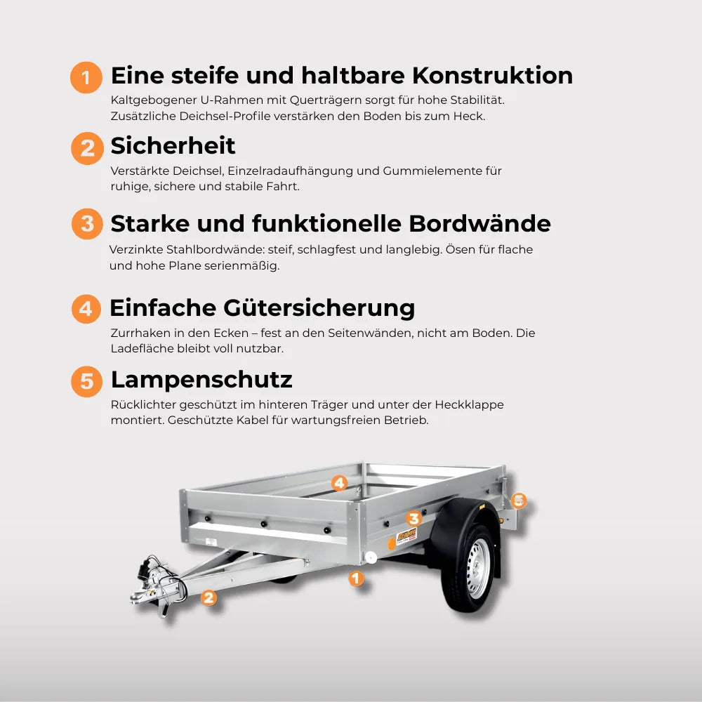 Neptun Pratik 750 KG N7-202 ptw - PKW AnhÀnger