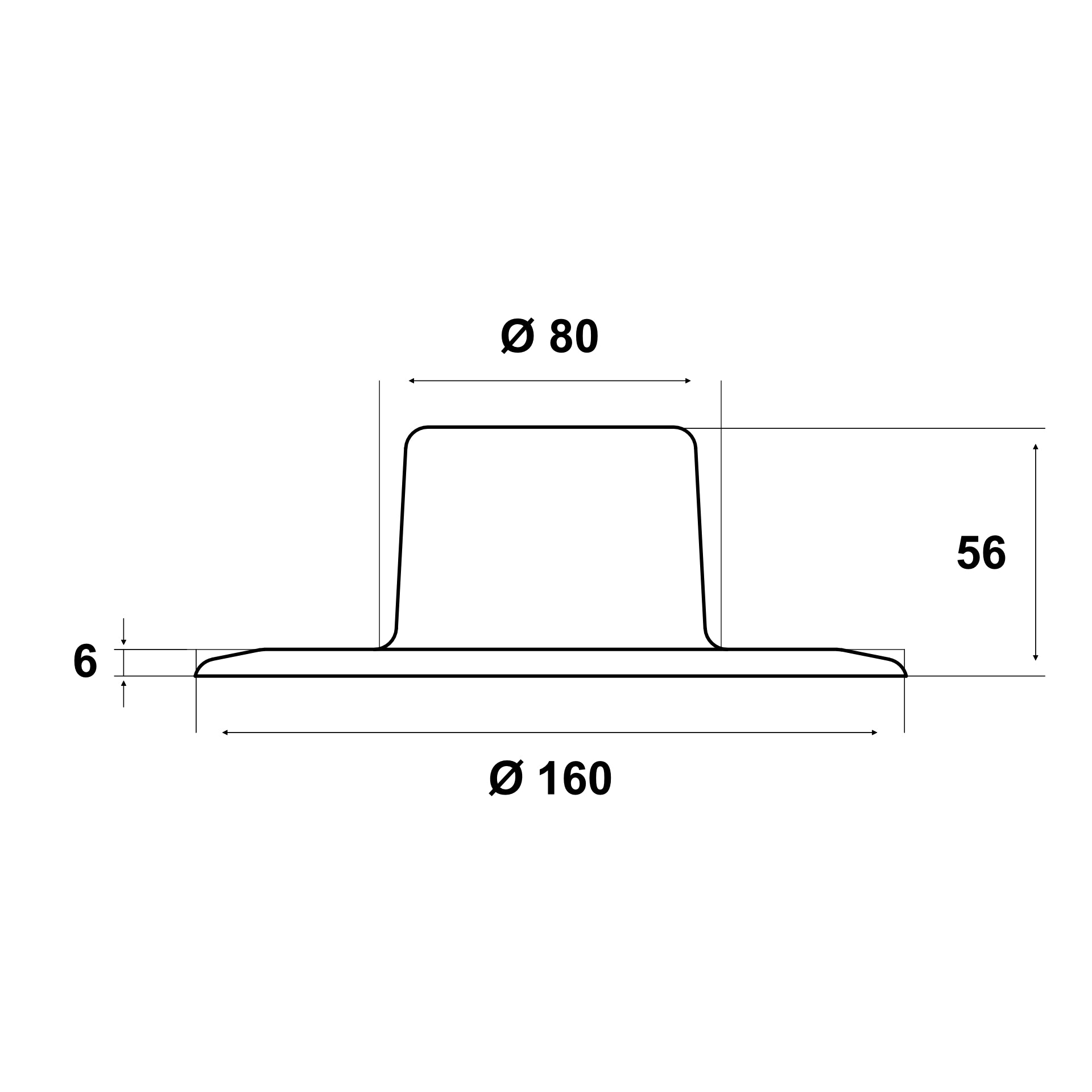 Lagun Floor Mount Adapter – Alternative to Wall Mounting