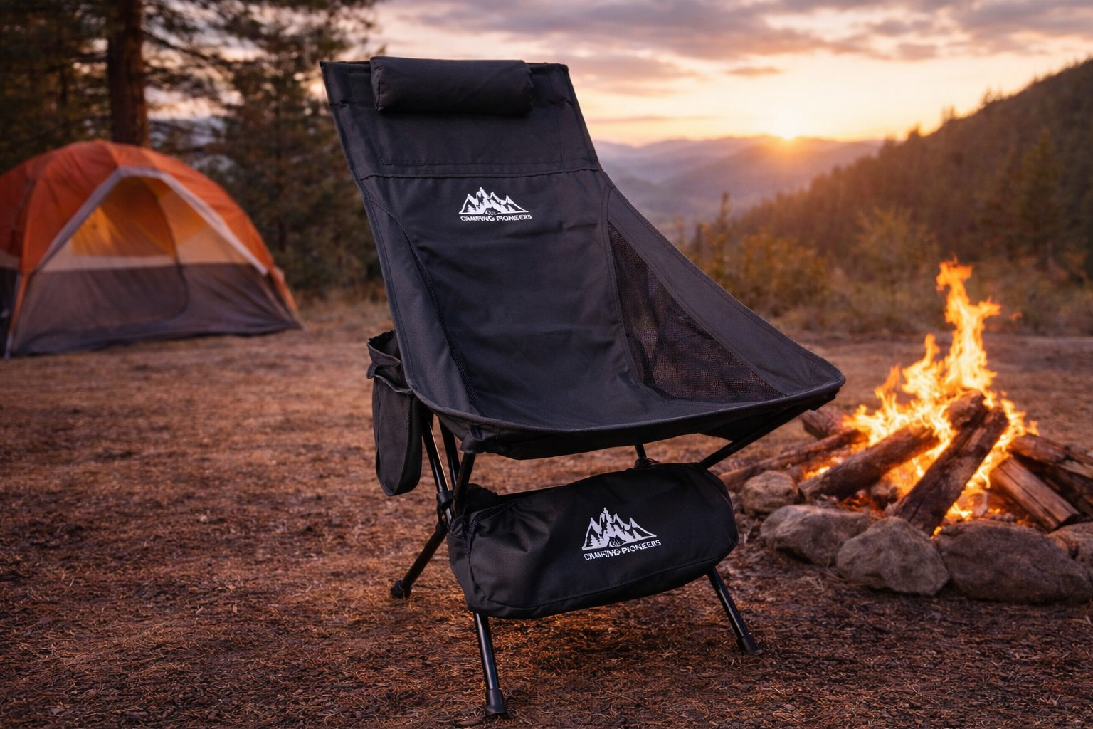 Chaise de camping compacte "Smart Pioneer" - petit format avec beaucoup d&