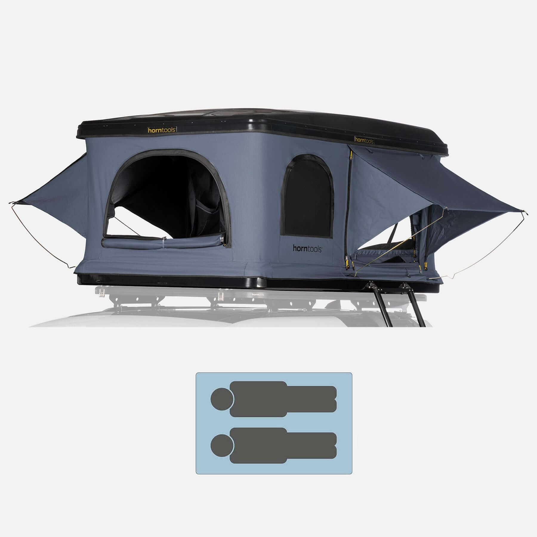 Horntools Themis PopUp ABS Hardshell Roof Tent *BUNDLE SET OFFER*
