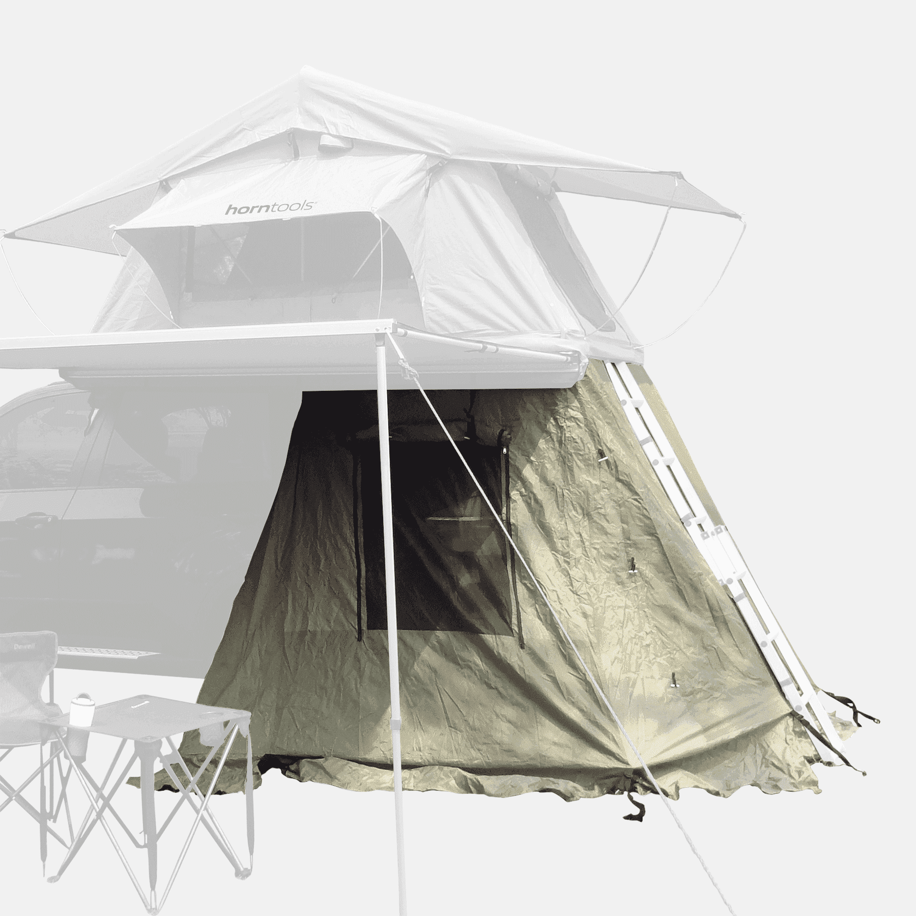 Horntools Awning for Roof Tent Trapper Joe 140cm