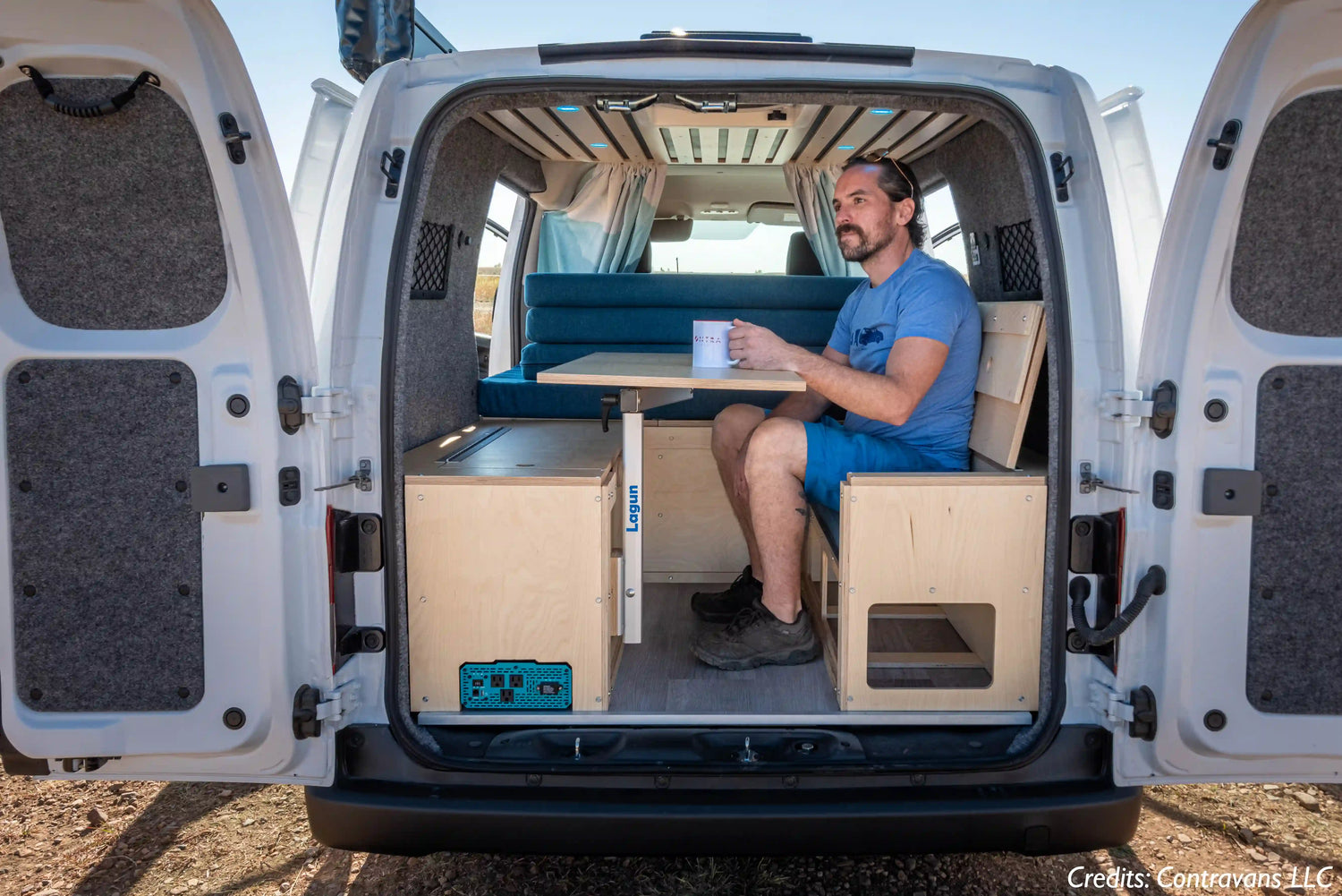Lagun table frame - flexible table for motorhomes & campers
