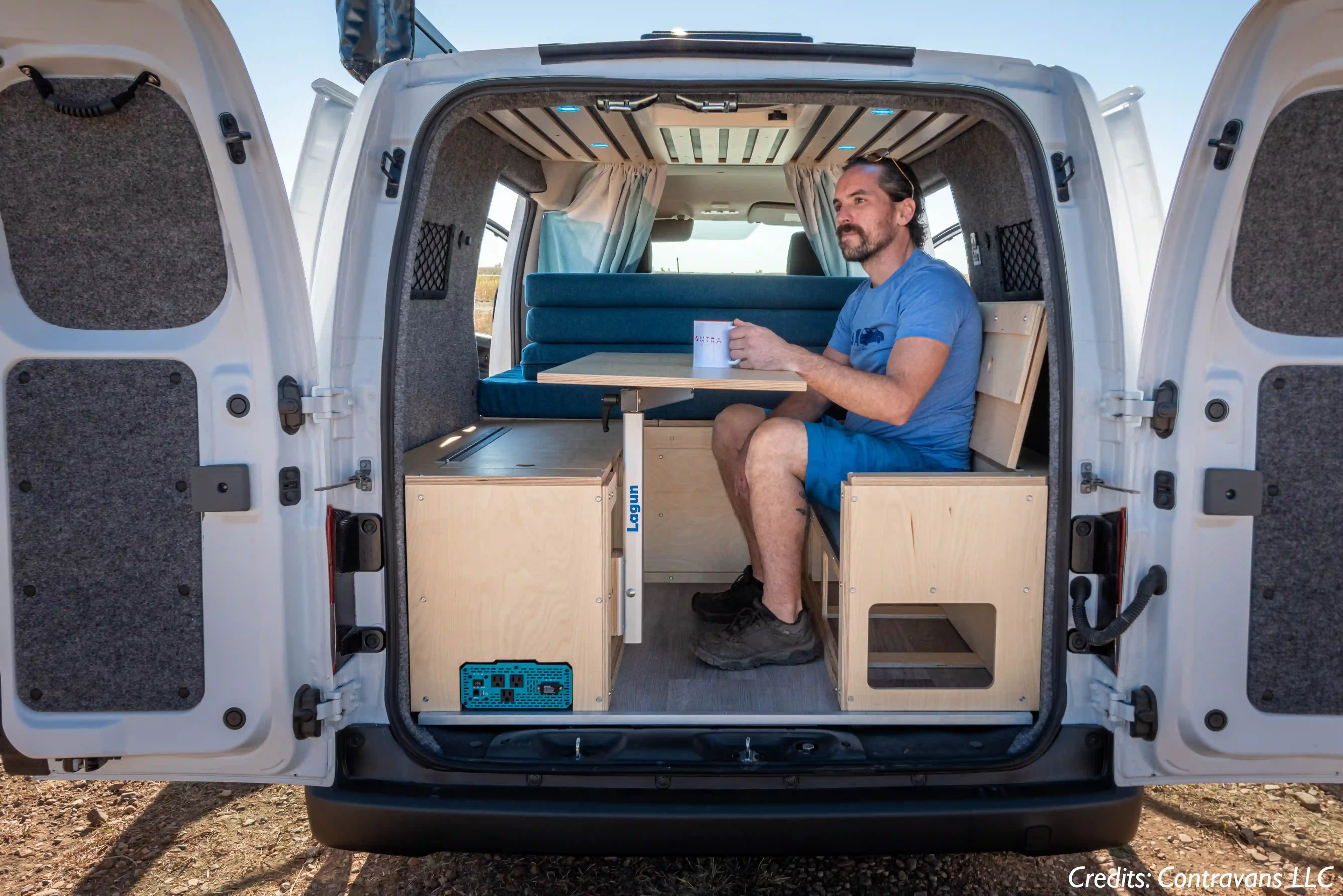 Lagun table frame - flexible table for motorhomes & campers