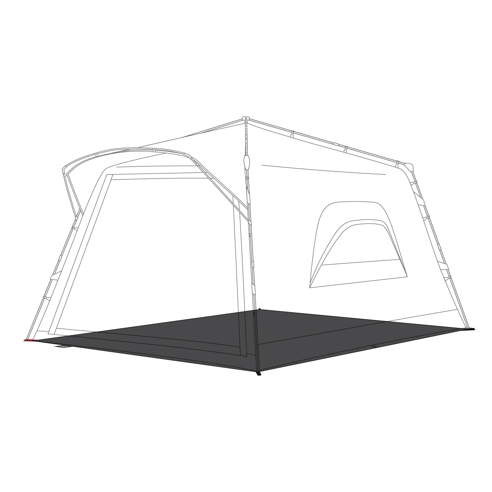 Quick Villa L/Base/Motor Tapis de sol indépendant