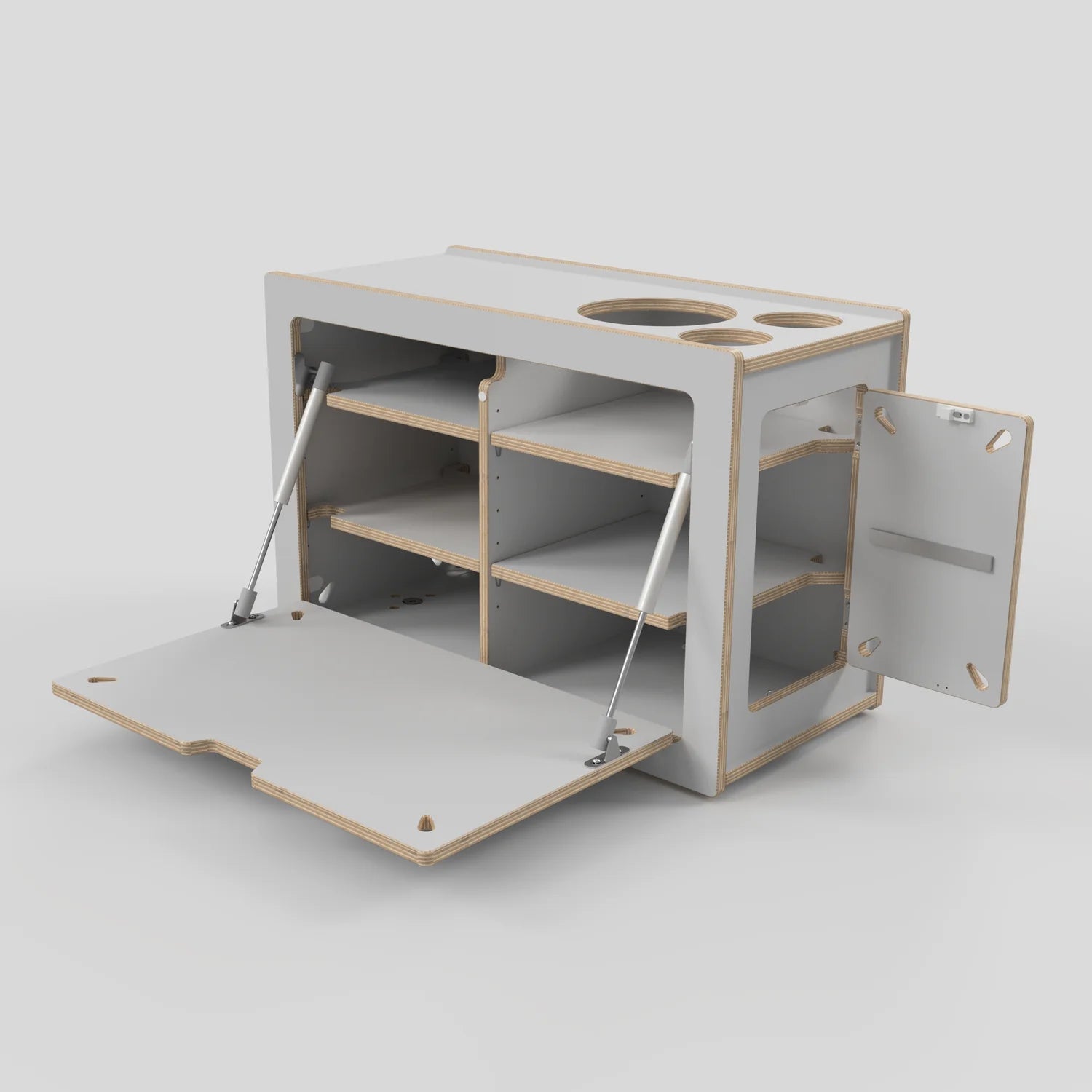 SQUIQ Traveler regular – Trunk slide-out with camping box for SUV & station wagon
