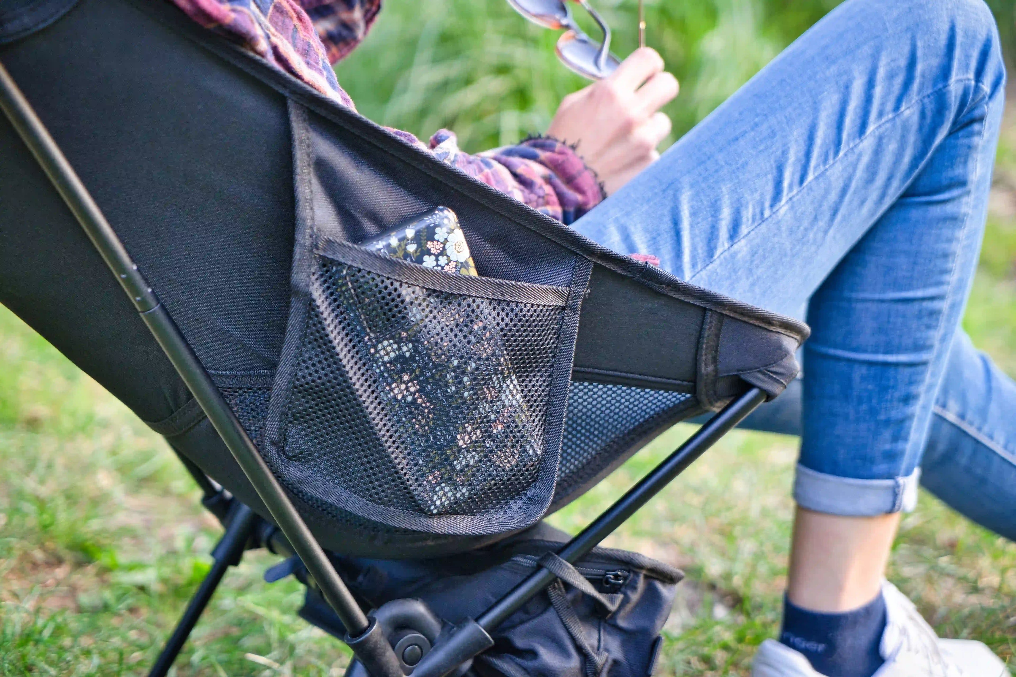 Kompakter Campingstuhl "Smart Pioneer" - Geringes Packmaß mit viel Stauraum