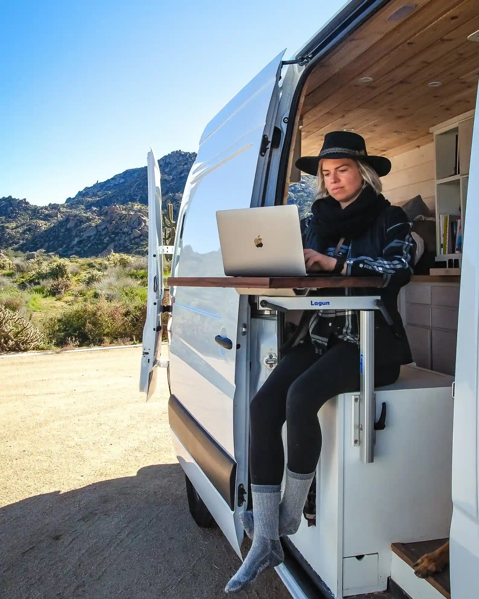 Lagun table frame - flexible table for motorhomes & campers