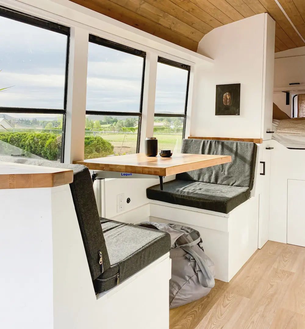 Lagun table frame - flexible table for motorhomes & campers