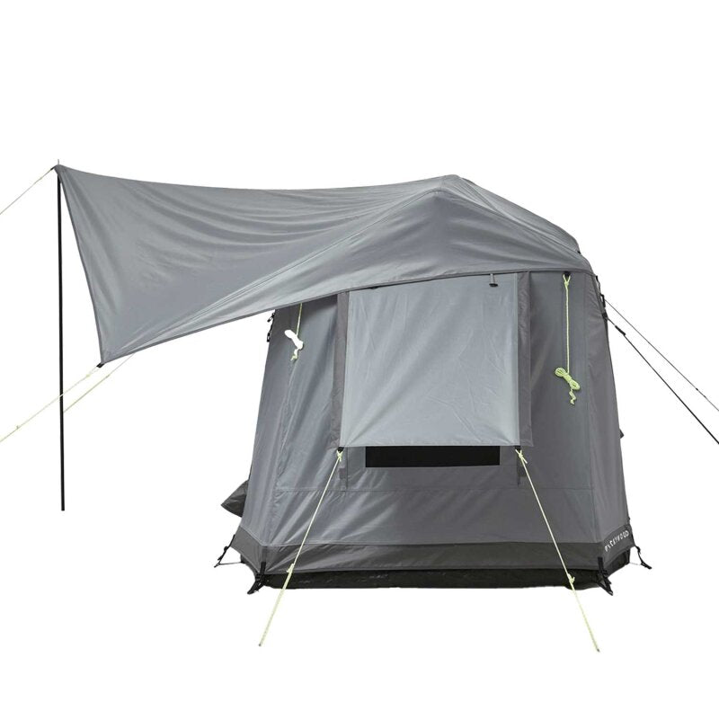 Vickywood Tente de camping gonflable autoportante 140 grise