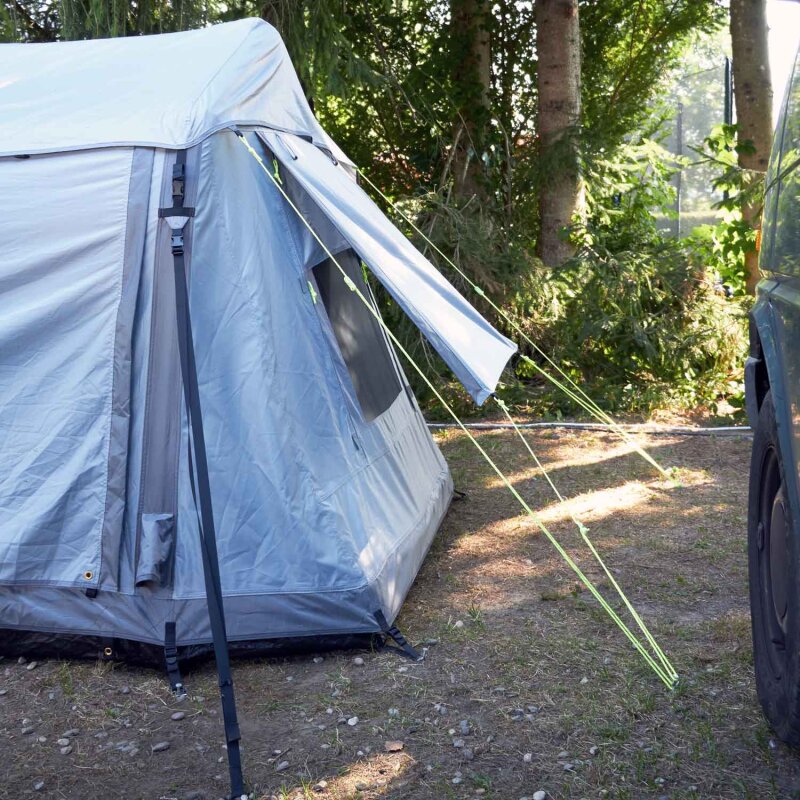 Vickywood Tente de camping gonflable autoportante 140 grise