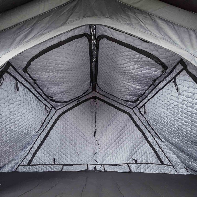 Vickywood Luft-Klappzelt BAOBAB AIR 135 grau mit Vorzelt + Thermo-Innenzelt