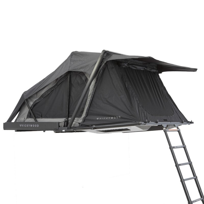 Tente de toit rigide pliable hybride Vickywood MAPLE 155 gris
