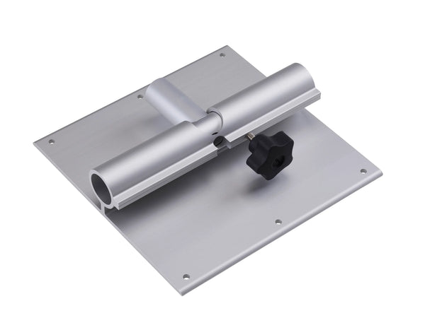 Lagun under table mounting plate with rotating and folding axis