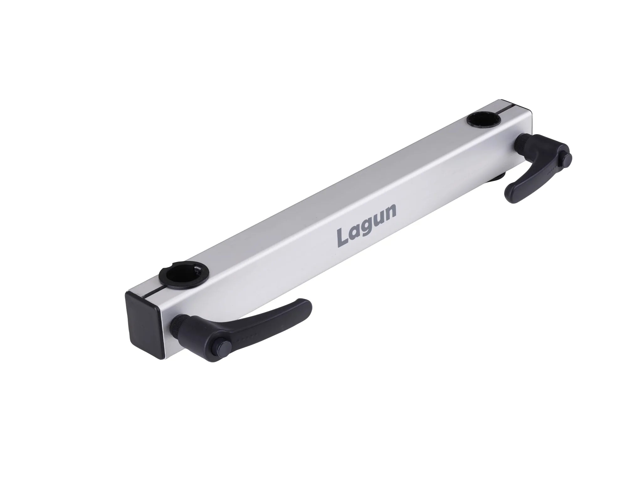 Pied de table Lagun avec plateau de fixation sous la table pivotant et rabattable - Argent