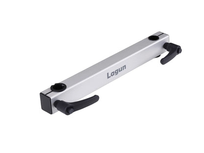 Pied de table Lagun avec plateau de fixation sous la table pivotant et rabattable - Argent