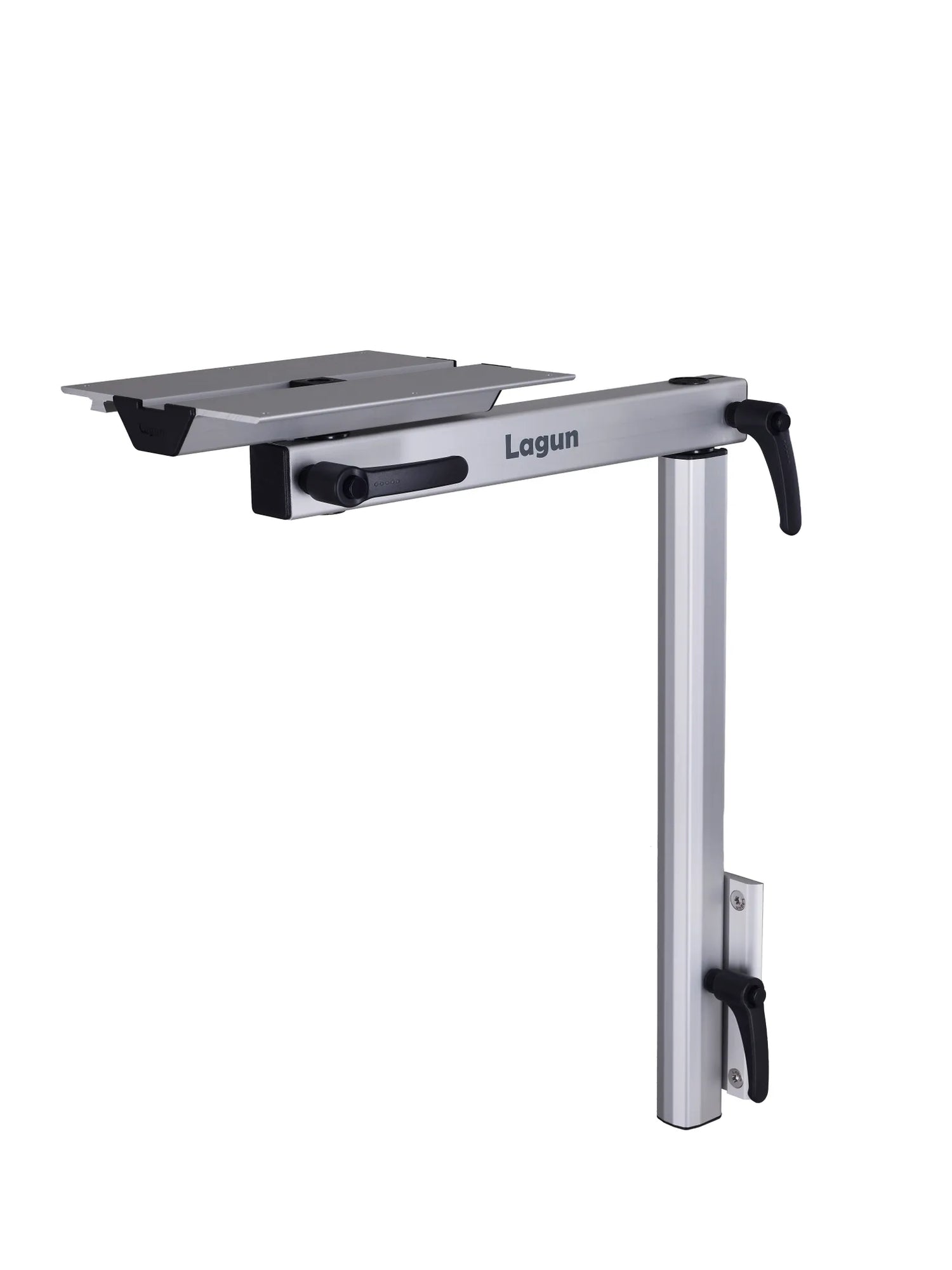 Pied de table Lagun avec pied de 400 mm - Argent