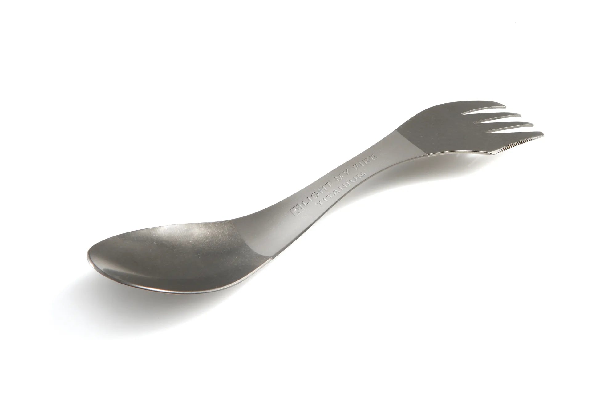 Spork Titanium - Campingbesteck Messer, Gabel, Löffel in Einem