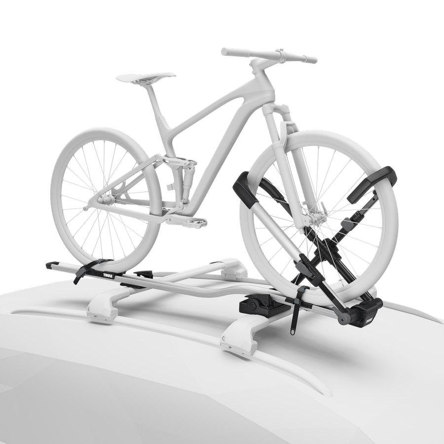 Thule UpRide roof top bike rack wheel mount black/aluminium