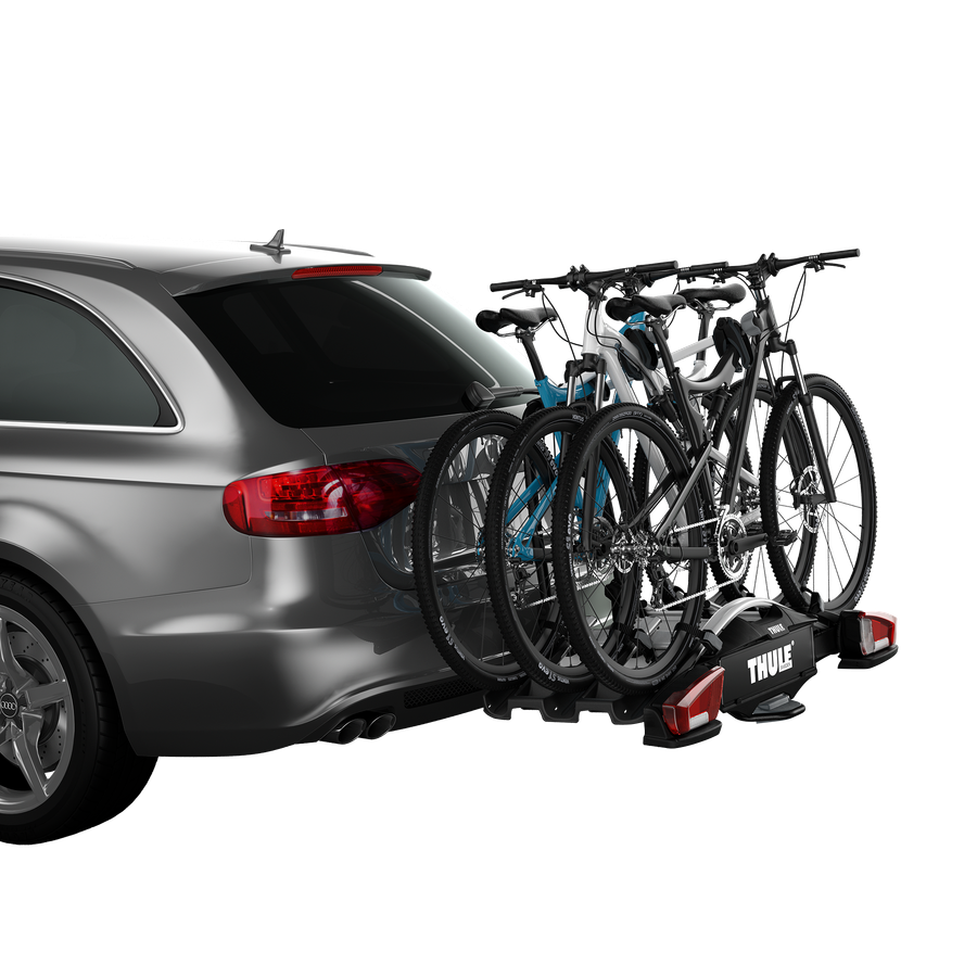 Thule VeloCompact F 3-bike platform towbar bike rack 13-pin for FIX4BIKE black/aluminium