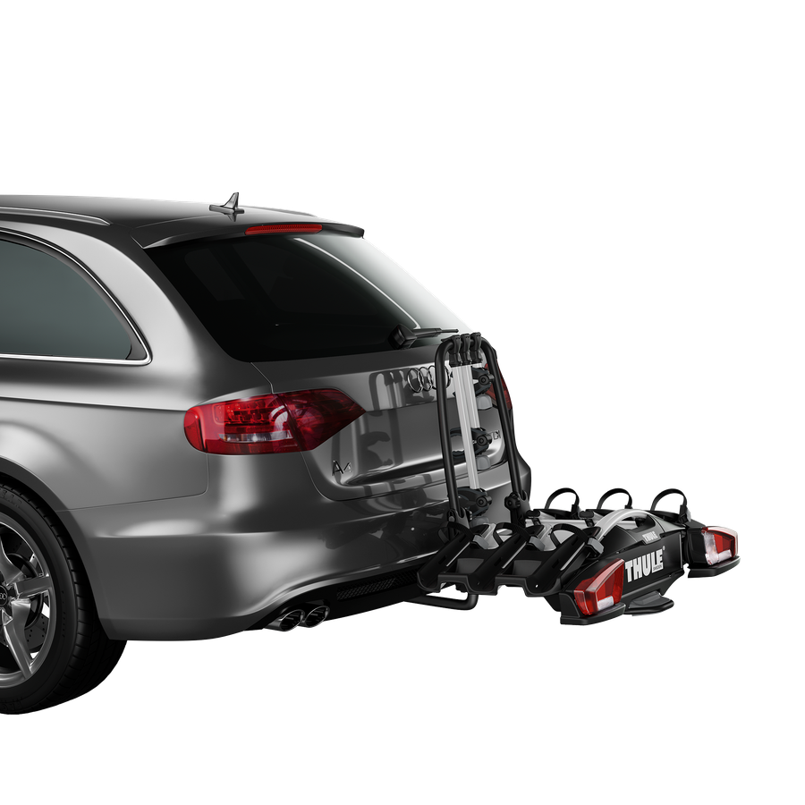 Thule VeloCompact F 3-bike platform towbar bike rack 13-pin for FIX4BIKE black/aluminium