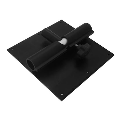 Lagun Table Leg System with Swiveling &amp; Foldable Under-Table Mounting Plate - Black