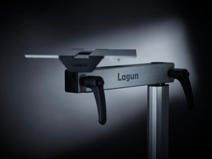 Pied de table Lagun avec tube de 700 mm - Argent