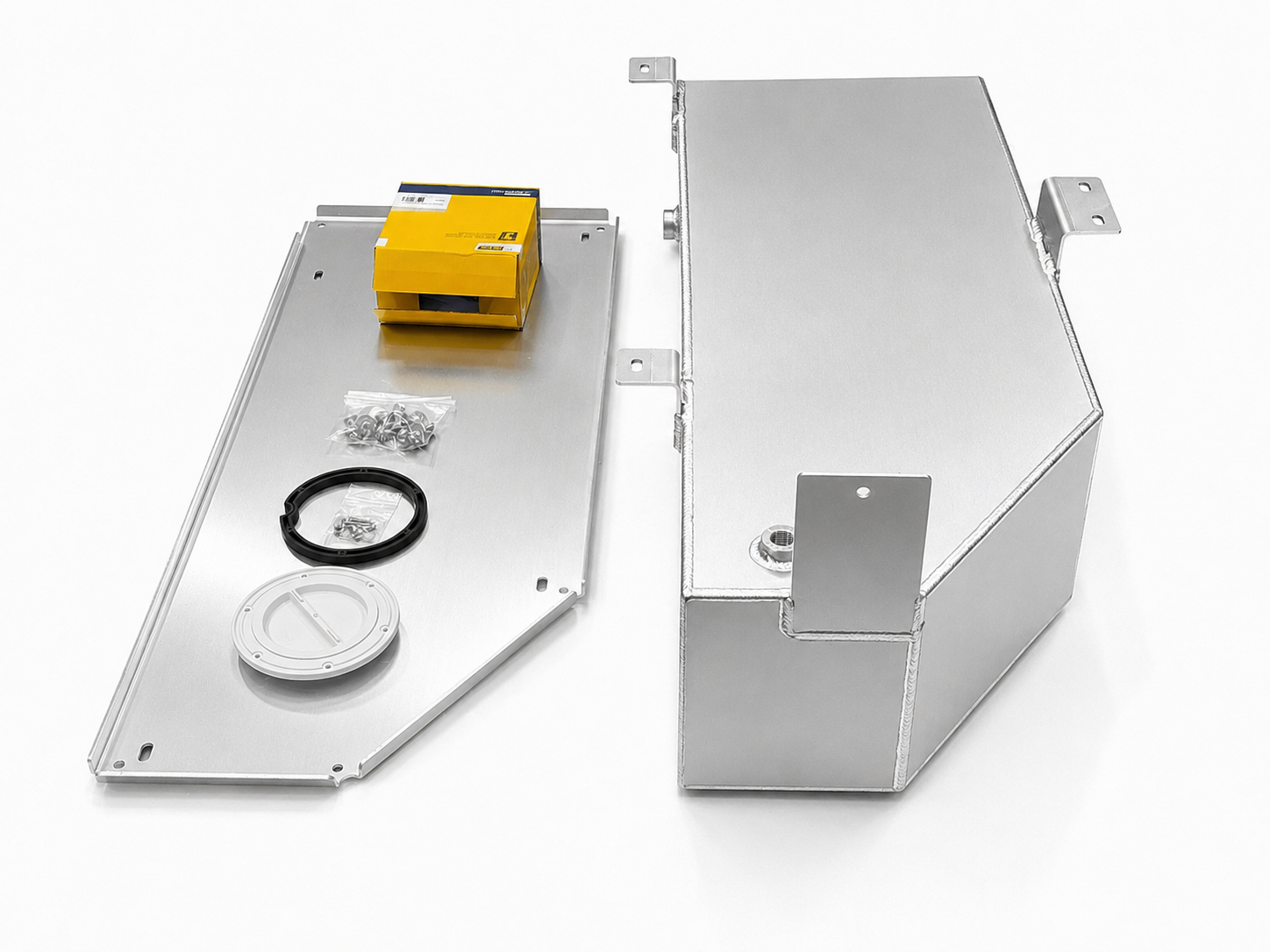 Wassertank 70 l  Unterflur aus Aluminium Fahrerseite - Abwasser für MAN TGE VW Crafter ab 2017