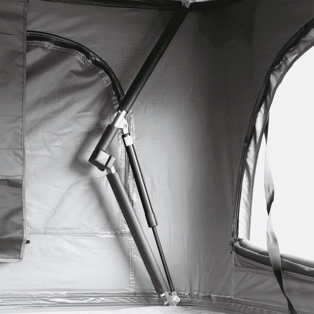 Horntools Roof Tent Dampers Stainless Steel Black Themis PopUp