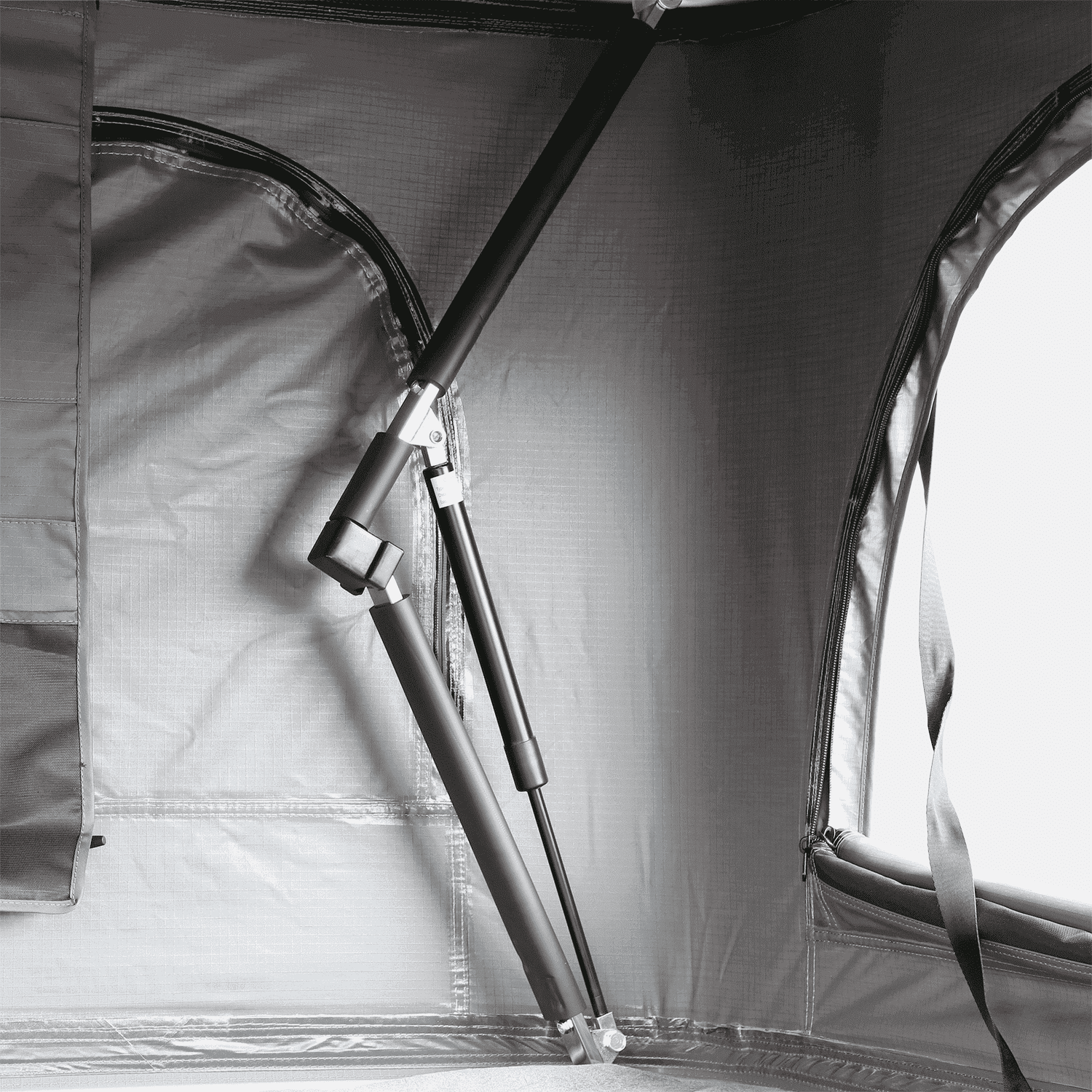 Horntools Dachzelt Dämpfer Edelstahl Schwarz Themis PopUp
