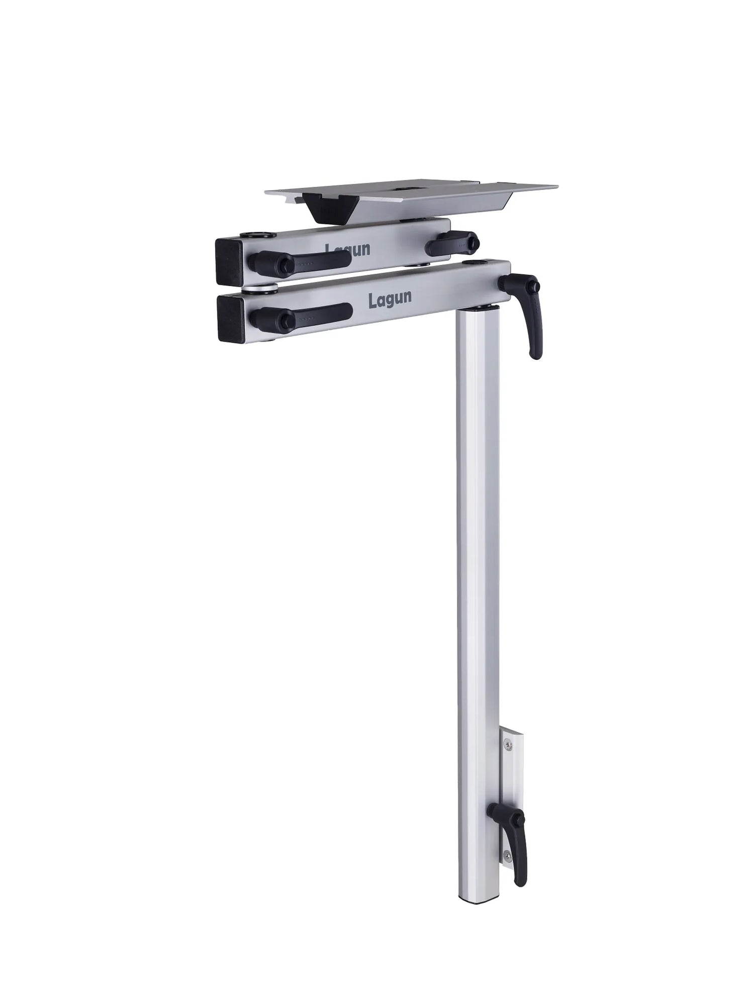 Lagun Table Leg Set (Silver) with two arms and connecting bolt