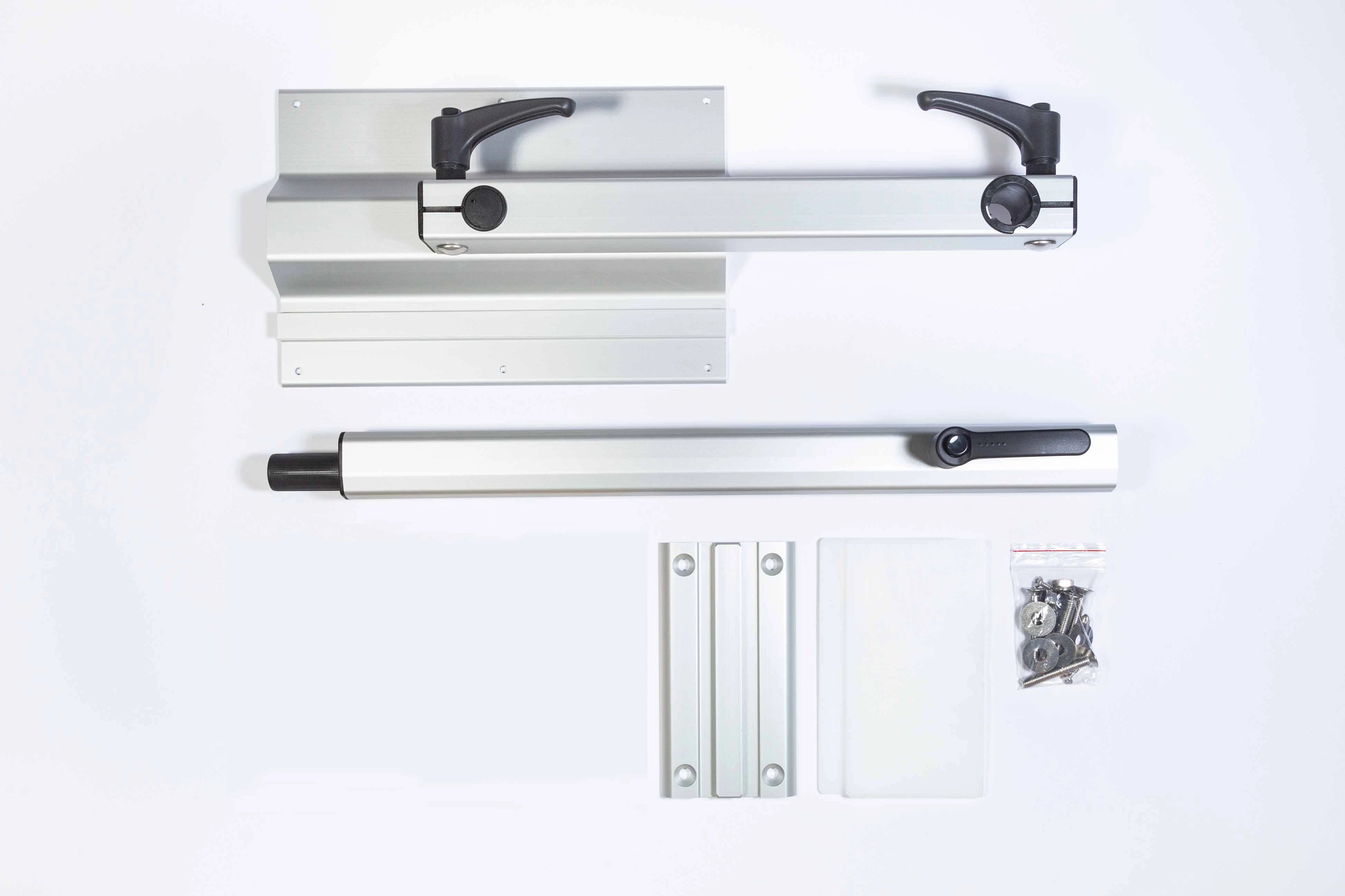 Pied de table Lagun avec pied de 400 mm - Argent