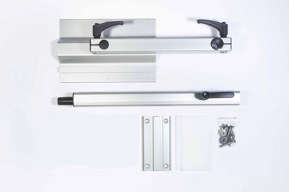 Pied de table Lagun avec pied de 400 mm - Argent