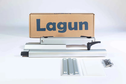 Pied de table Lagun avec pied de 400 mm - Argent