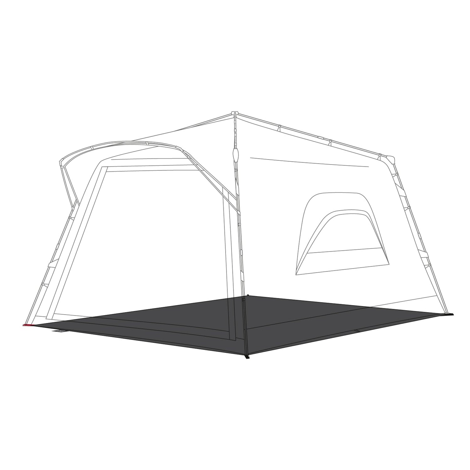 Quick Villa L/Base/Motor Free Groundsheet