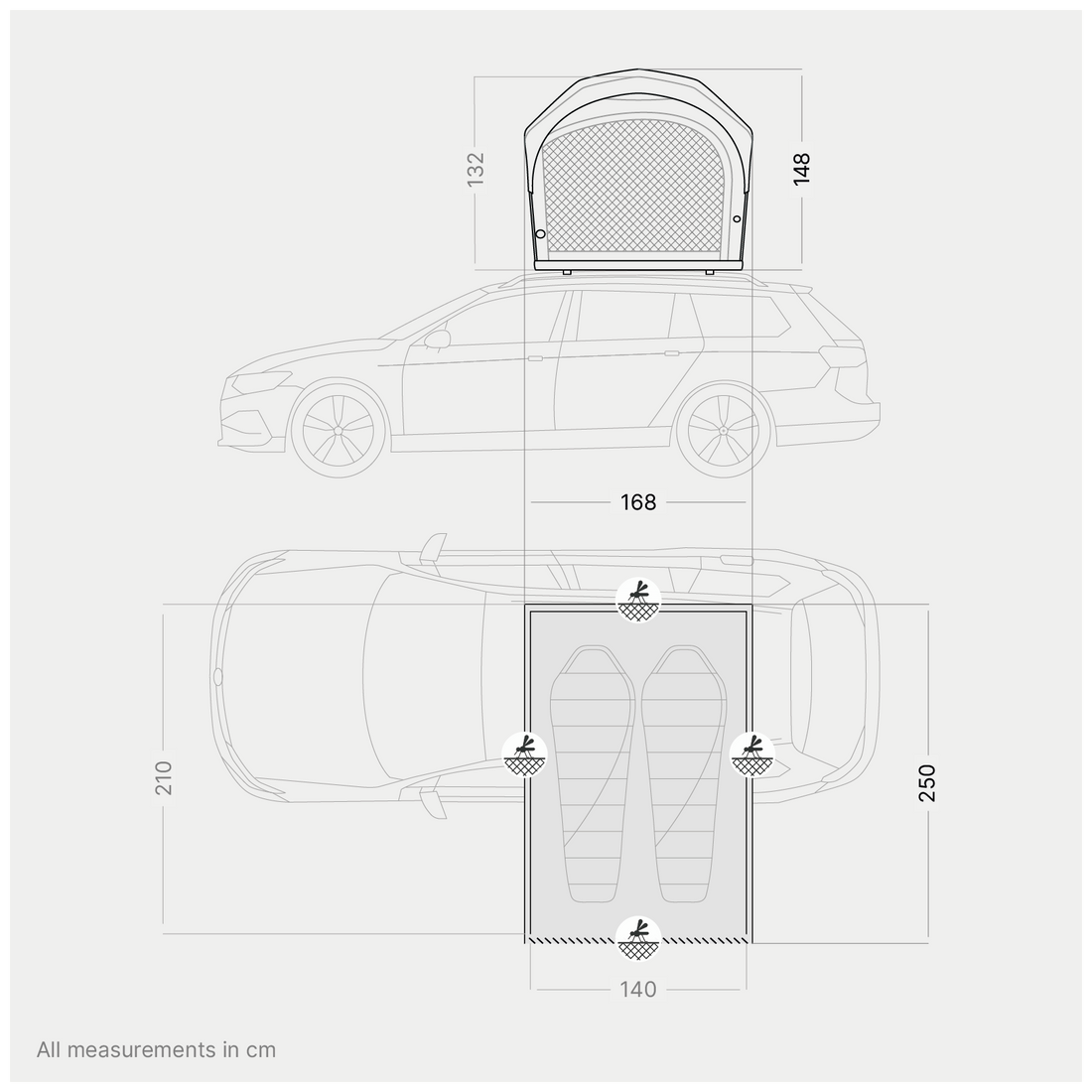 qeedo Freedom Air 2: The inflatable roof tent for two