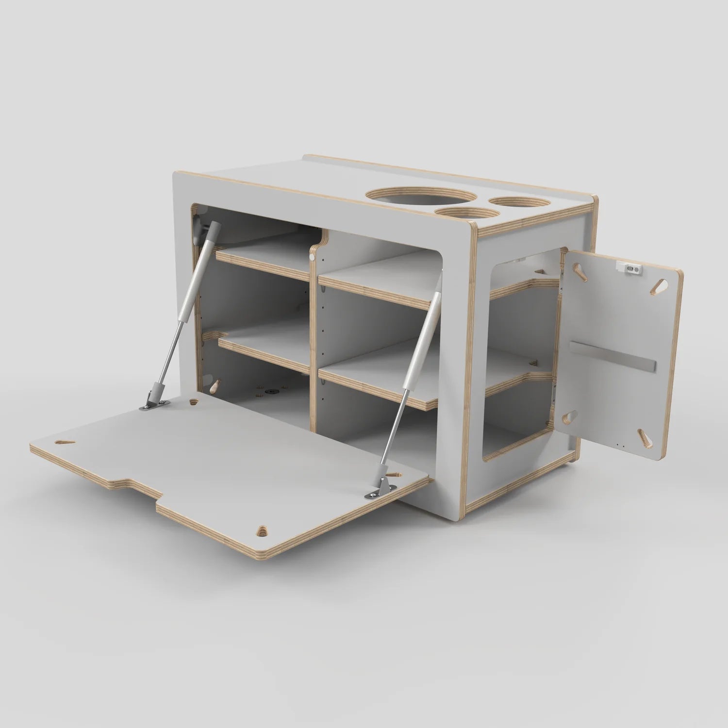 SQUIQ Traveler compact – Kofferraumauszug mit Campingbox für kompakte SUV &amp; Kombi
