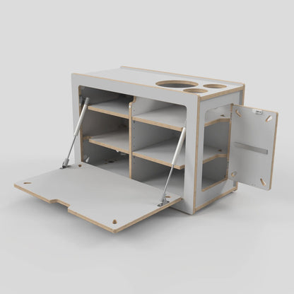 SQUIQ Traveler regular – Kofferraumauszug mit Campingbox für SUV &amp; Kombi