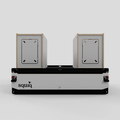 SQUIQ Traveler compact – Kofferraumauszug mit Campingbox für kompakte SUV &amp; Kombi