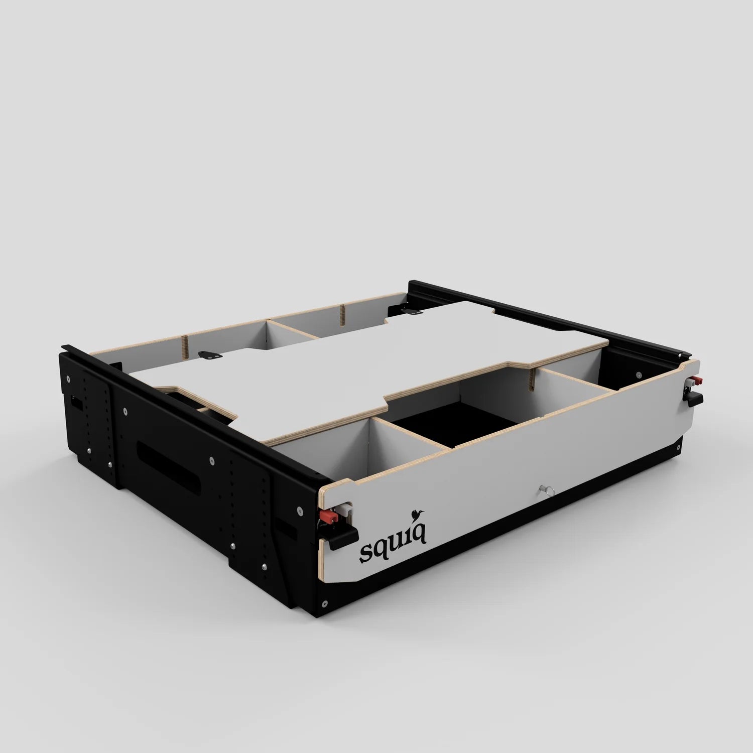 SQUIQ Traveler compact – Kofferraumauszug mit Campingbox für kompakte SUV &amp; Kombi