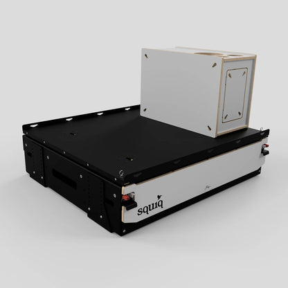 SQUIQ Traveler compact – Kofferraumauszug mit Campingbox für kompakte SUV &amp; Kombi