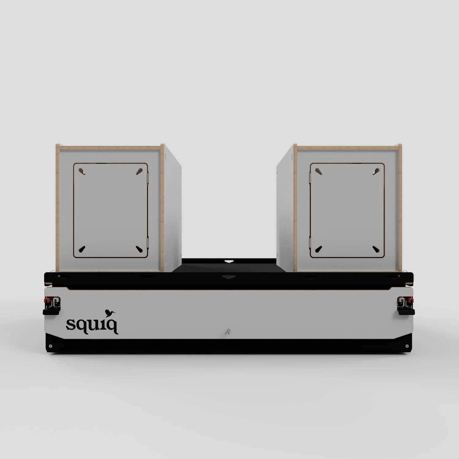 SQUIQ Traveler max – Kofferraumauszug mit Campingbox für Van, Caddy &amp; ID.Buzz