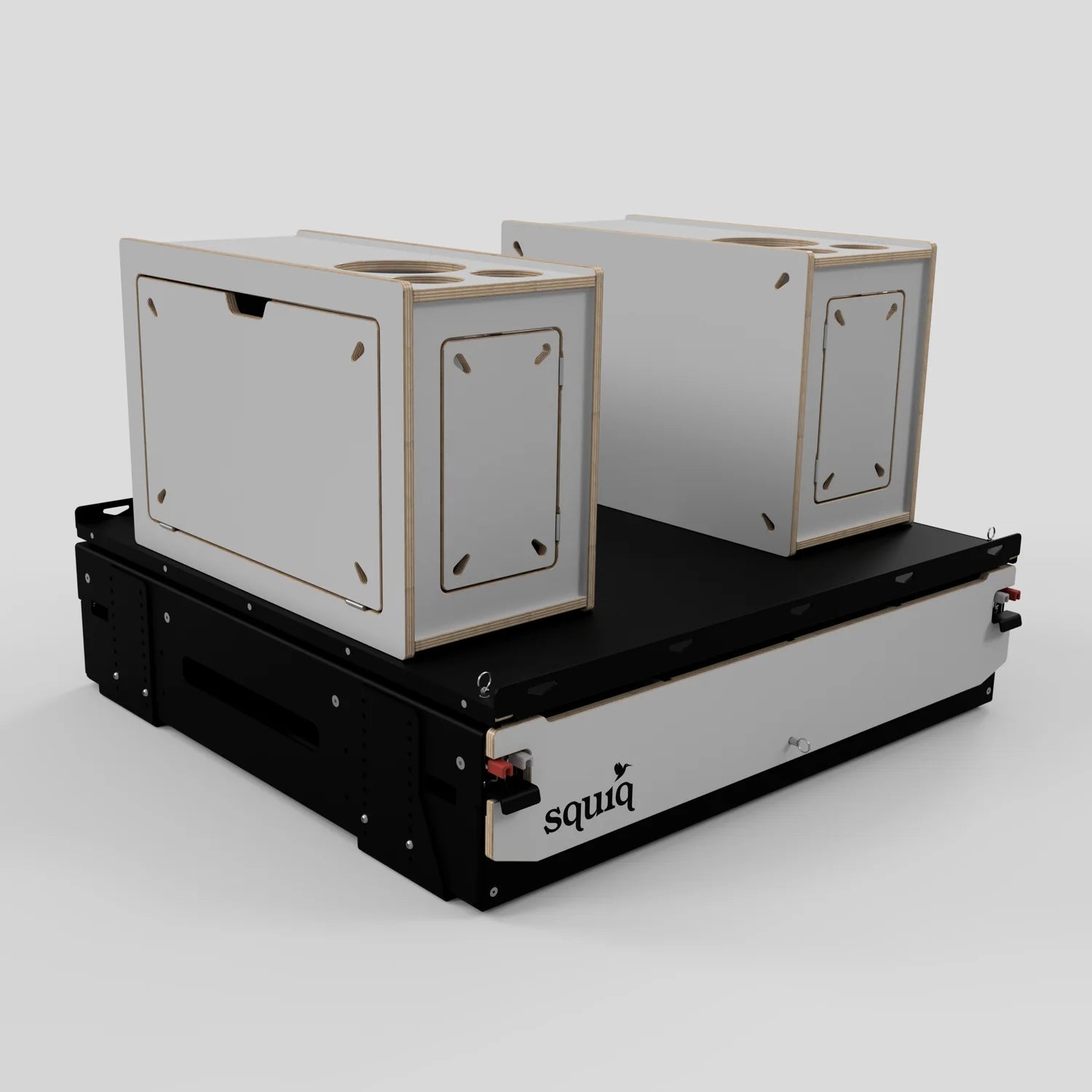 SQUIQ Traveler regular – Kofferraumauszug mit Campingbox für SUV &amp; Kombi