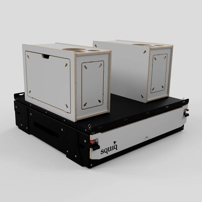 SQUIQ Traveler regular – Kofferraumauszug mit Campingbox für SUV &amp; Kombi