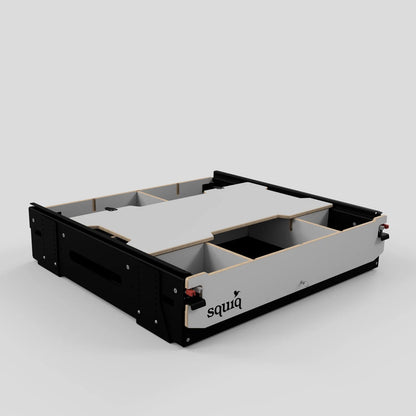 SQUIQ Traveler regular – Kofferraumauszug mit Campingbox für SUV &amp; Kombi