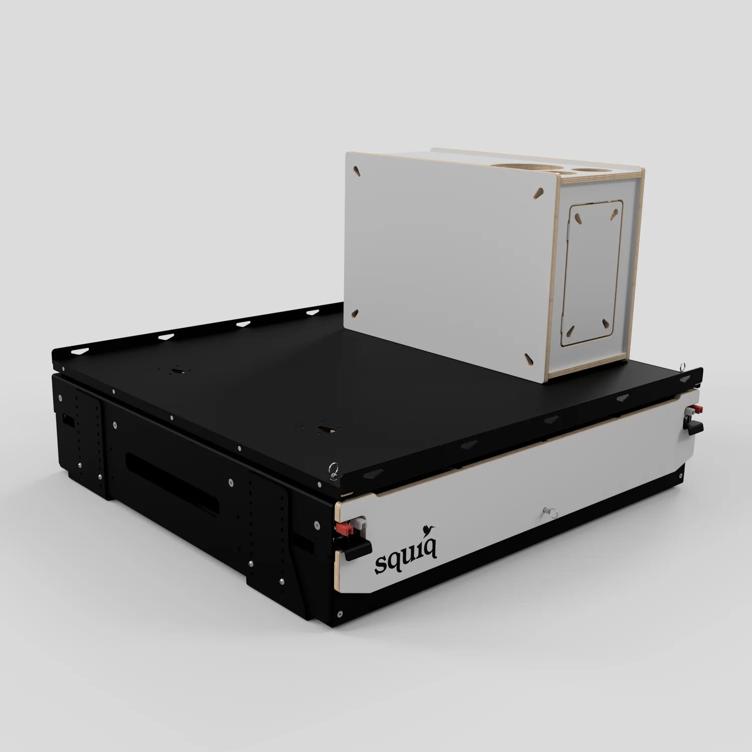 SQUIQ Traveler regular – Kofferraumauszug mit Campingbox für SUV &amp; Kombi