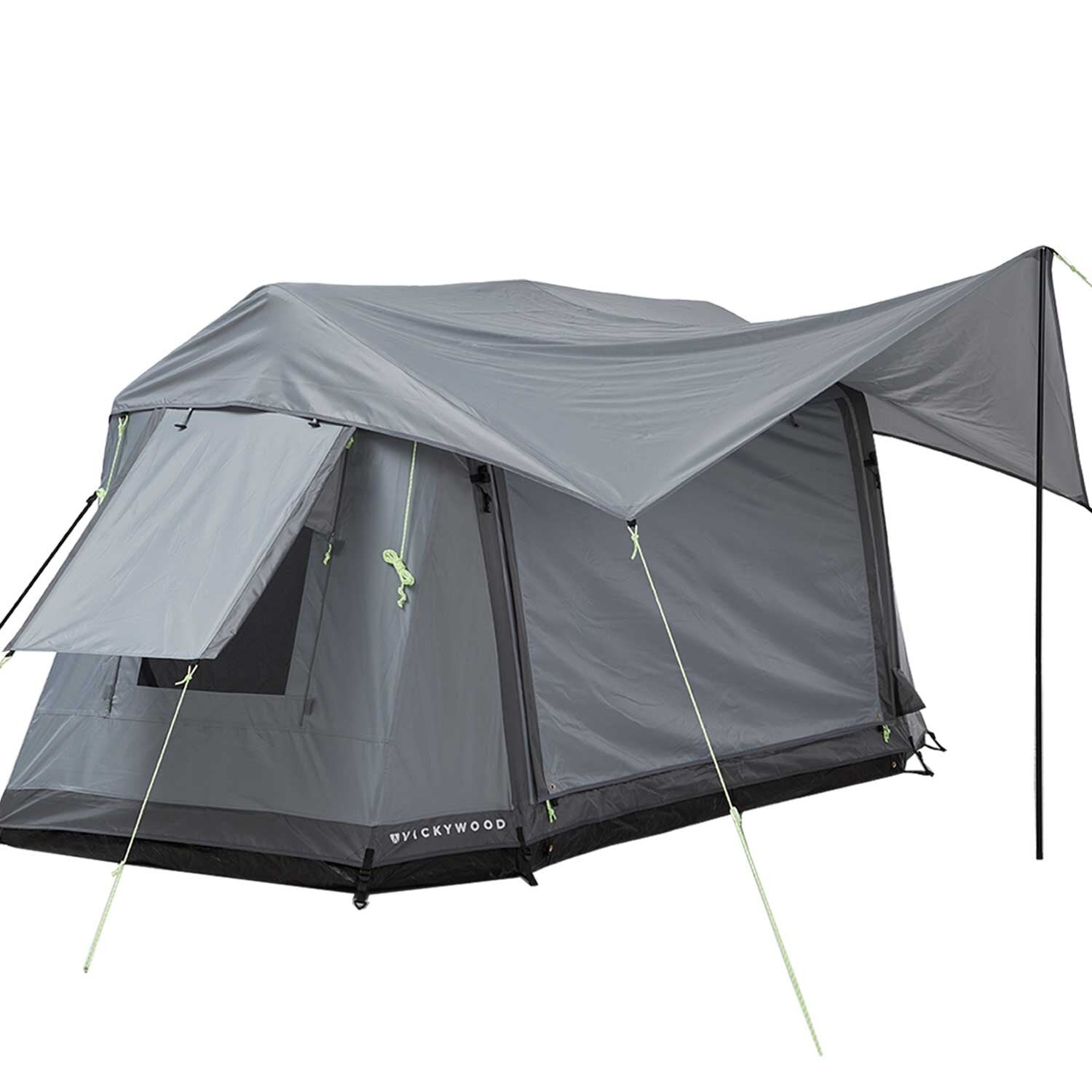 Vickywood Freistehendes Campingzelt aufblasbar 140 grau