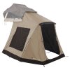 Vickywood Vorzelt zu Dachzelt LITTLE BAMBOO 125 Gen 2.0 coffee
