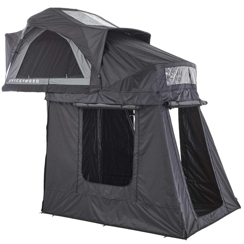 Vickywood Inflatable Roof Tent BAOBAB AIR 135 Grey with Awning + Thermal Inner Tent
