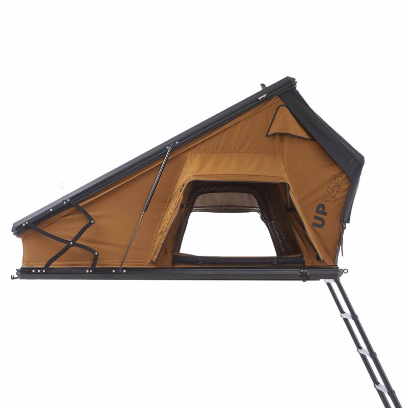 Vickywood Aluminum Hardshell Roof Tent CUMARU UP 145 Gold Brown