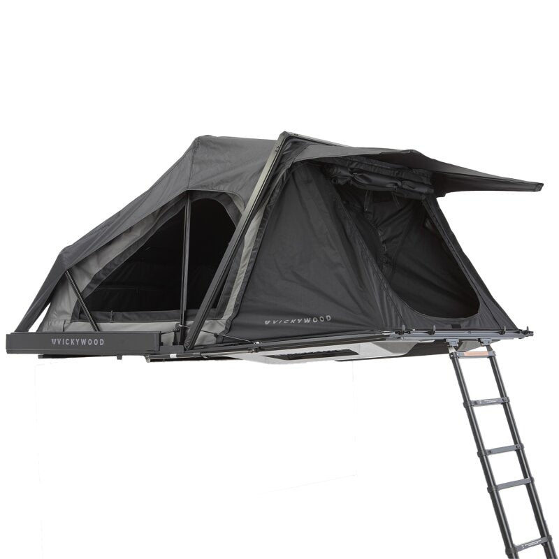 Tente de toit rigide pliable hybride Vickywood MAPLE 155 gris